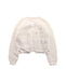 A White Cardigans from The Little White Company in size 4T for girl. (Back View)