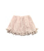 A White Short Skirts from Siseo Olive in size 4T for girl. (Back View)
