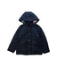 A Navy Puffer/Quilted Jackets from Joules in size 6T for girl. (Front View)