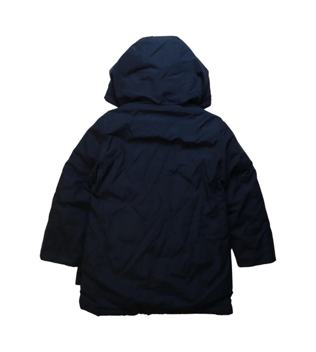 A Navy Puffer/Quilted Jackets from Woolrich in size 6T for neutral. (Back View)
