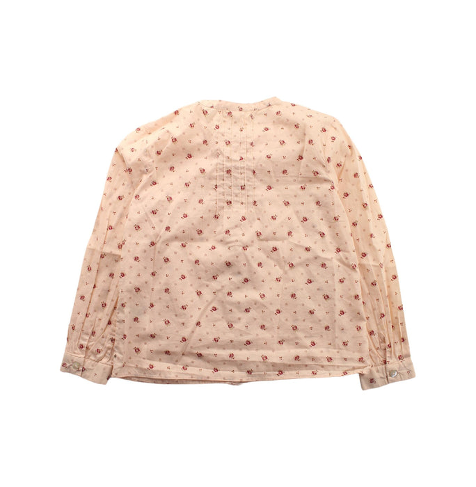 A Ivory Long Sleeve Shirts from Marie Chantal in size 6T for girl. (Back View)