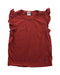 A Red Short Sleeve Tops from Petit Bateau in size 6T for girl. (Front View)