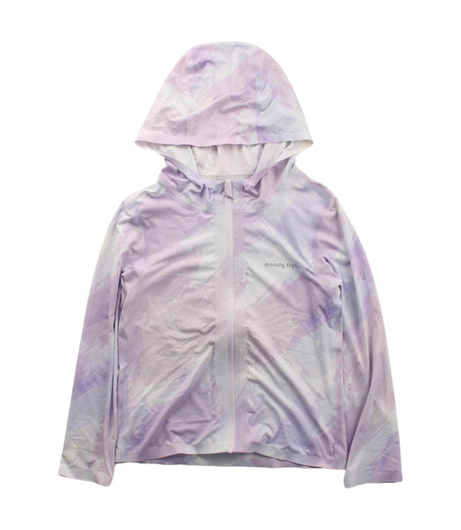 A Purple Lightweight Jackets from Moody Tiger in size 4T for girl. (Front View)