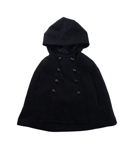 A Black Capes & Ponchos from Jacadi in size 4T for neutral. (Front View)