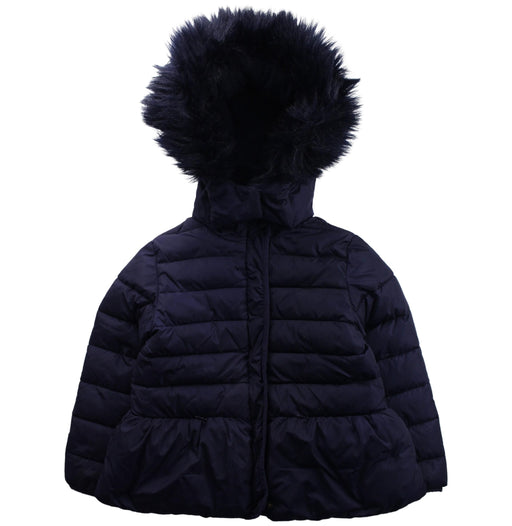 A Blue Puffer/Quilted Coats & Outerwear from Jacadi in size 6T for neutral. (Front View)