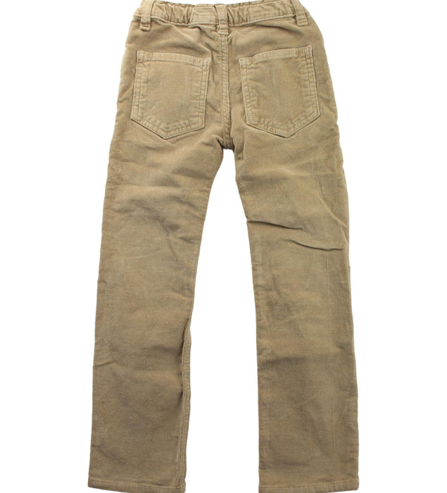 A Beige Casual Pants from Les Enfantines in size 6T for boy. (Back View)
