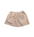 A Beige Short Skirts from Les Enfantines in size 6T for girl. (Front View)