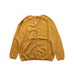 A Yellow Cardigans from Les Enfantines in size 6T for girl. (Front View)