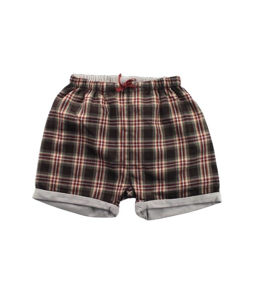 A Black Shorts from Les Enfantines in size 6T for boy. (Front View)