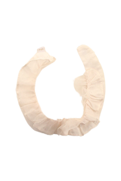 A White Collars from Les Enfantines in size 3-6M for girl. (Front View)