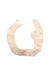 A White Collars from Les Enfantines in size 3-6M for girl. (Front View)