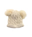 A Ivory Winter Hats from Petit Bateau in size O/S for neutral. (Back View)