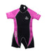 A Black Wetsuits from Goma in size 4T for girl. (Front View)