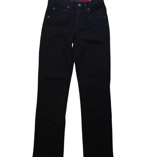 A Black Casual Pants from Levi's in size 10Y for boy. (Front View)