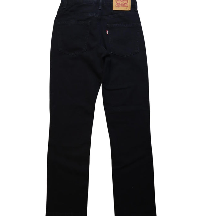 A Black Casual Pants from Levi's in size 10Y for boy. (Back View)