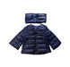 A Navy Puffer/Quilted Jackets from Nicholas & Bears in size 6T for neutral. (Front View)