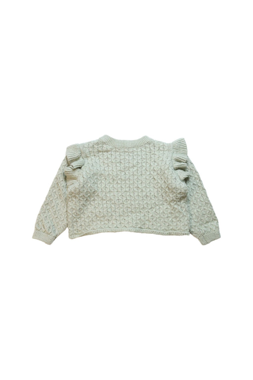 A White Long Sleeve Tops from Rylee + Cru in size 12-18M for girl. (Front View)