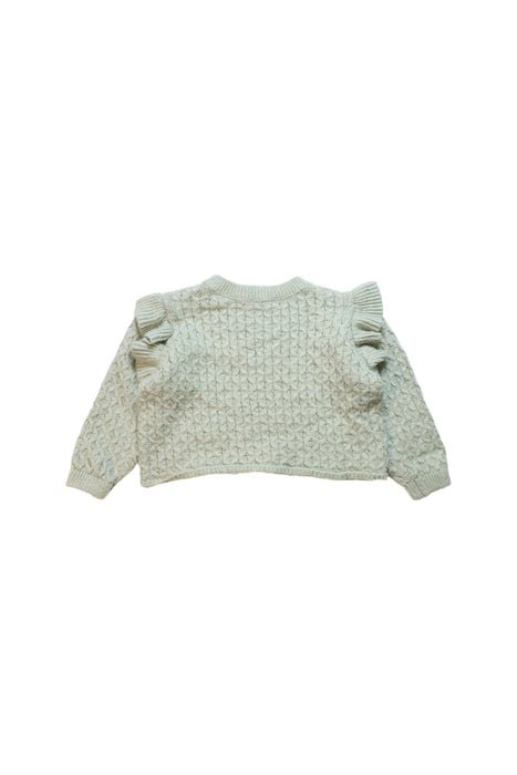 A White Long Sleeve Tops from Rylee + Cru in size 12-18M for girl. (Front View)
