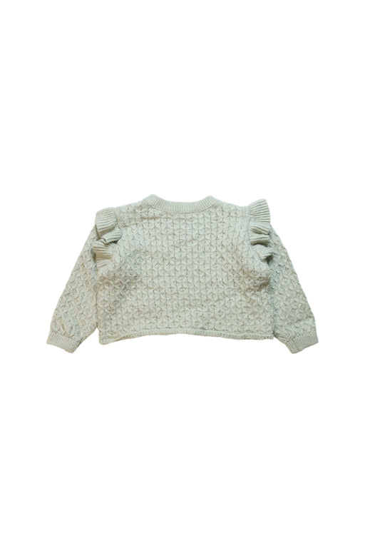 A White Long Sleeve Tops from Rylee + Cru in size 12-18M for girl. (Front View)