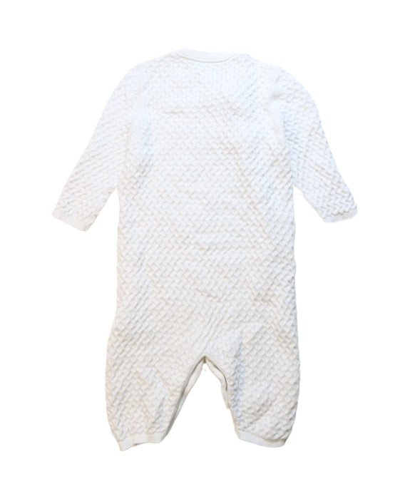 A White Long Sleeve Jumpsuits from Shanghai Tang in size 6-12M for neutral. (Back View)