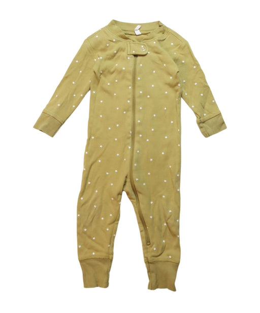 A Yellow Long Sleeve Jumpsuits from Quincy Mae in size 12-18M for neutral. (Front View)