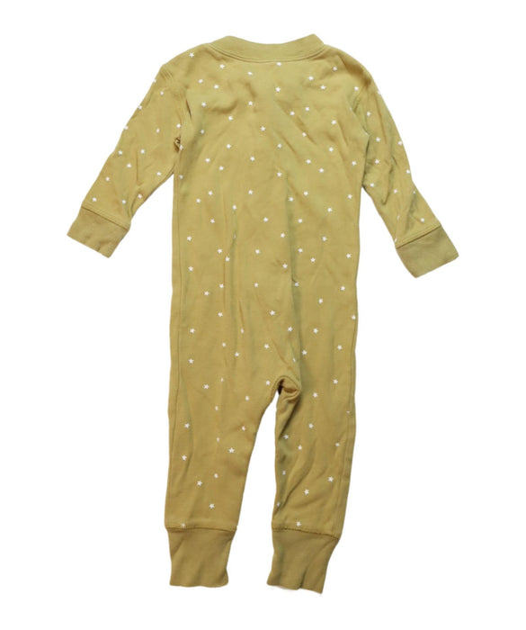 A Yellow Long Sleeve Jumpsuits from Quincy Mae in size 12-18M for neutral. (Back View)