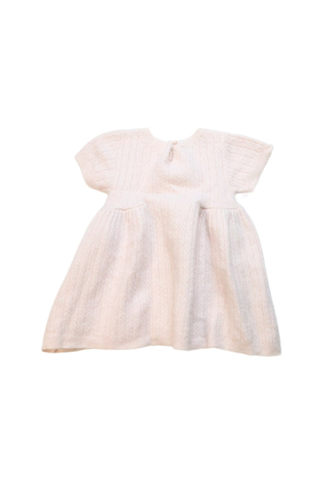 A Pink Short Sleeve Dresses from Dior in size 6-12M for girl. (Back View)