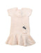 A Pink Short Sleeve Dresses from Dior in size 6-12M for girl. (Front View)