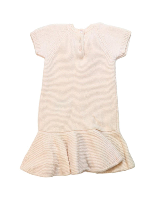 A Pink Short Sleeve Dresses from Dior in size 6-12M for girl. (Back View)