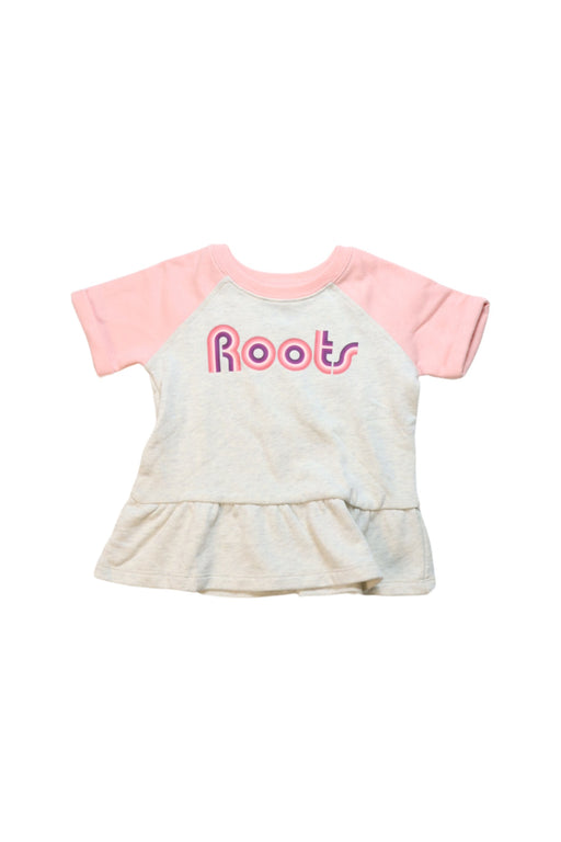 A Multicolour Short Sleeve Tops from Roots in size 4T for girl. (Front View)