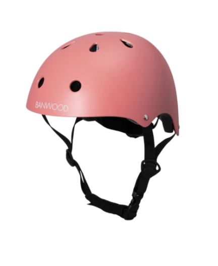 A Pink Bikes & Helmets from Banwood in size O/S for girl. (Front View)