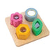A Multicolour Wooden Toys from Tender Leaf in size O/S for neutral. (Front View)