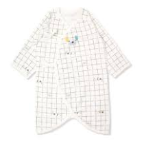 A White Long Sleeve Rompers from Organic Mom in size 0-3M for neutral. (Front View)
