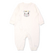 A Beige Long Sleeve Rompers from Organic Mom in size 6-12M for neutral. (Front View)