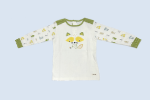 A Green Separates from Organic Mom in size 2T for boy. (Front View)