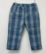 A Blue Separates from Organic Mom in size 3T for boy. (Front View)