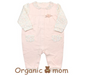A Pink Long Sleeve Jumpsuits from Organic Mom in size 6-12M for girl. (Front View)
