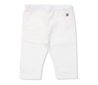 A White Leggings from Organic Mom in size 2T for girl. (Front View)