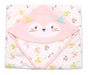A Pink Swaddles from Organic Mom in size O/S for girl. (Front View)