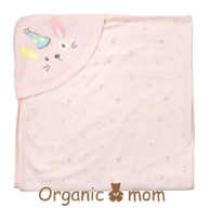 A Pink Swaddles from Organic Mom in size O/S for girl. (Front View)