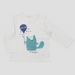 A White Long Sleeve T Shirts from Organic Mom in size 6-12M for neutral. (Front View)