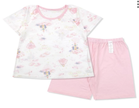 A Pink Pyjama Sets from Organic Mom in size 10Y for girl. (Front View)