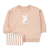 A Pink Pants Sets from Organic Mom in size 6-12M for girl. (Front View)