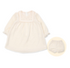 A Yellow Dress Sets from Organic Mom in size 5T for girl. (Front View)