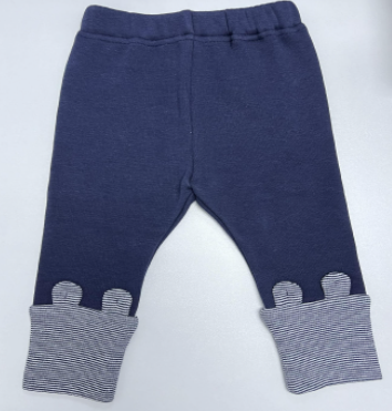 A Navy Casual Pants from Happyland in size 12-18M for boy. (Front View)