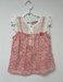 A Pink Sleeveless Tops from Organic Mom in size 2T for girl. (Front View)