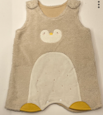 A Beige Sleeveless Rompers from Happyland in size 2T for neutral. (Front View)