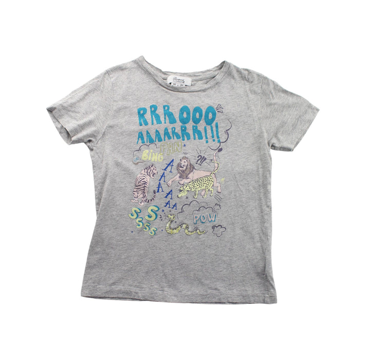 A Grey Short Sleeve T Shirts from Bonpoint in size 6T for neutral. (Front View)