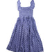 A Blue Sleeveless Dresses from Boden in size 5T for girl. (Back View)