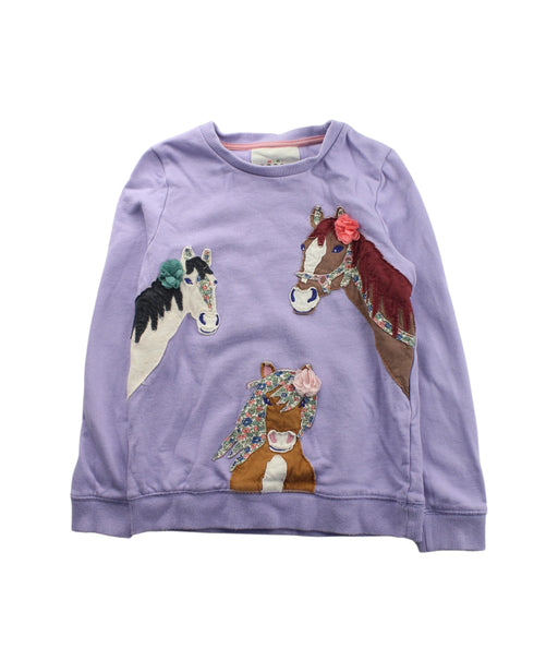 A Purple Crewneck Sweatshirts from Boden in size 7Y for neutral. (Front View)